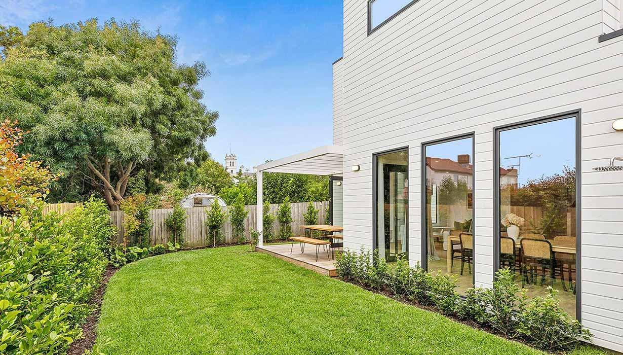 Knockdown rebuild custom townhouses in Queenscliff