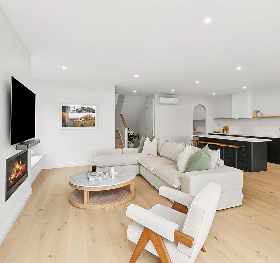 Knockdown rebuild in Queenscliff