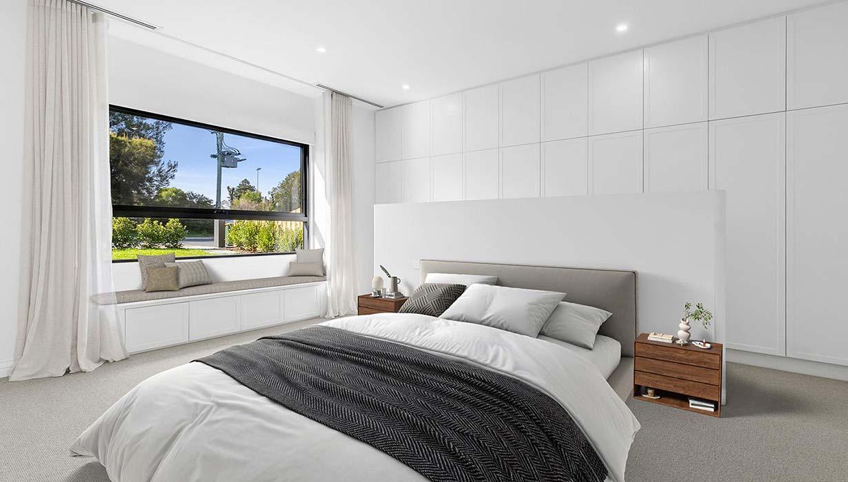 Knockdown rebuild custom townhouses in Queenscliff