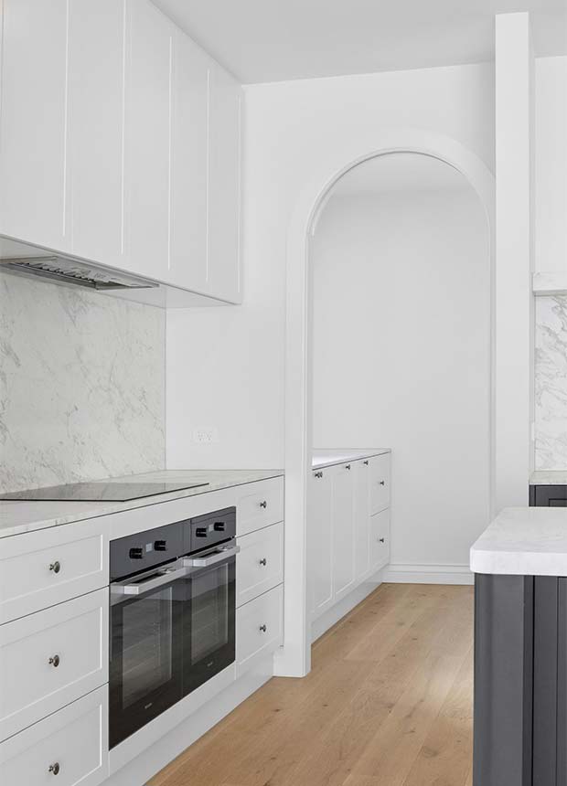 Knockdown rebuild custom townhouses in Queenscliff