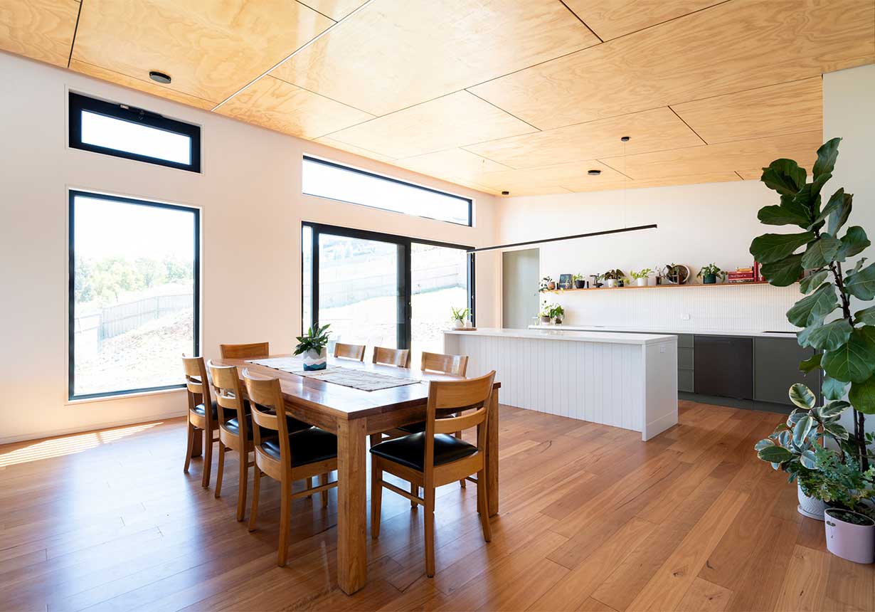 Sustainable home with passive house principles in Fyansford, Geelong