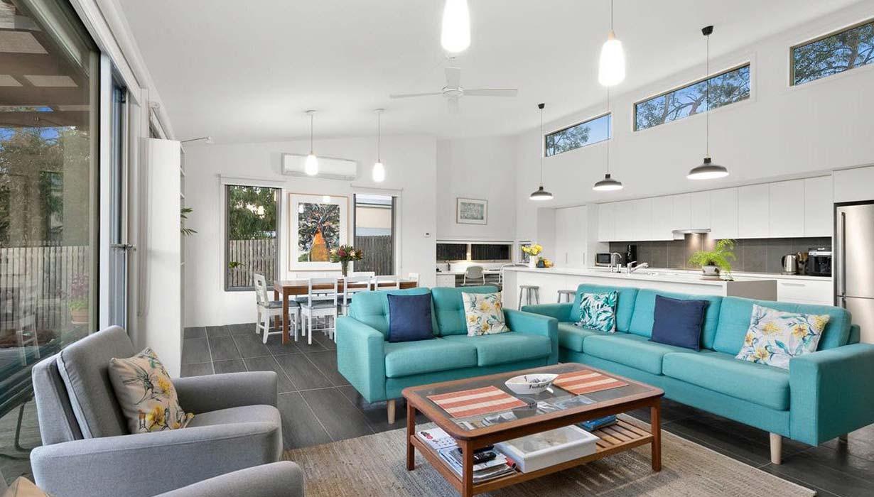 Architect-designed dual homes in Anglesea