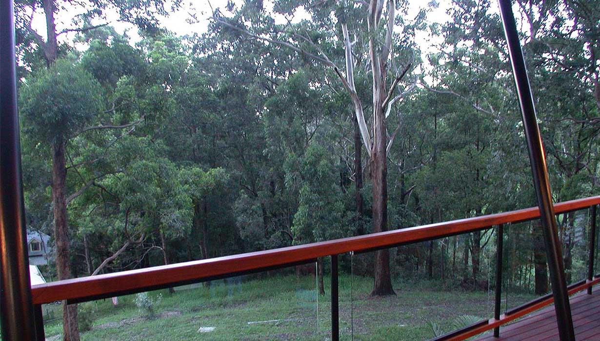 Architect-designed home on sloping block
